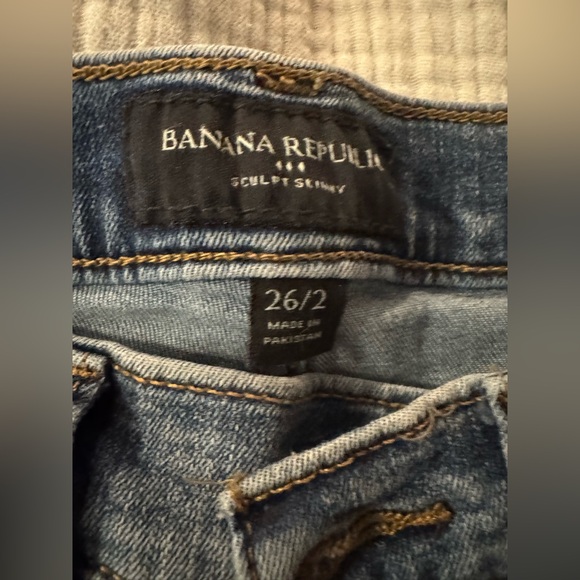 Banana Republic Denim - Banana Republic Dark Blue Skinny Jeans